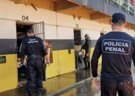 MS recebe maior operação integrada da Polícia Penal brasileira contra grupos criminosos no sistema prisional